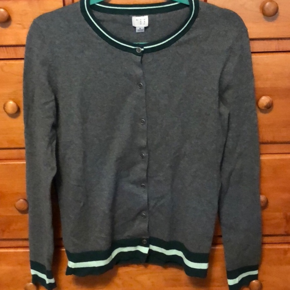 A New Day Button Up Varsity Cardigan